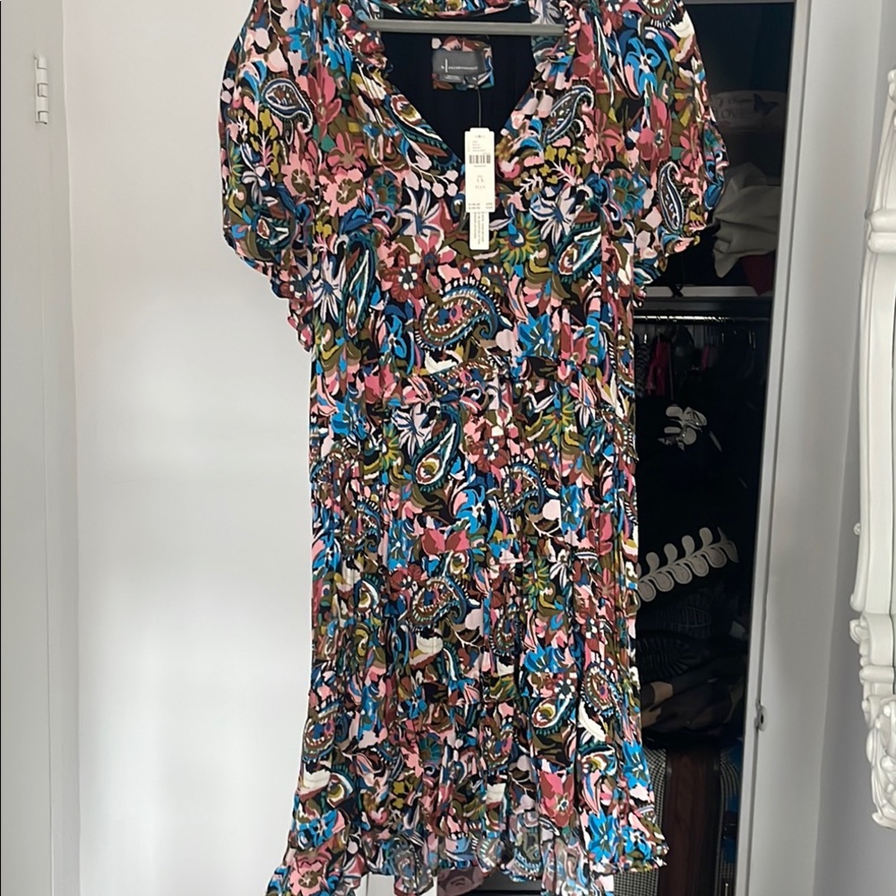 Anthropologie Floral Multicolor Dress